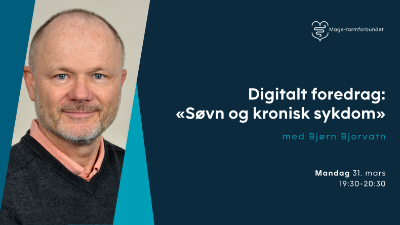 Digitalt foredrag om søvn og kronisk sykdom