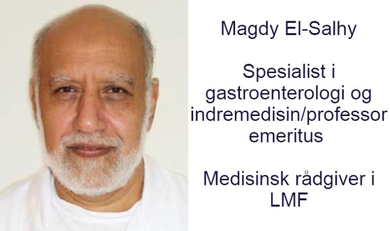 Medisinsk rådgiver i LMF - professor i gastroenterologi El-Salhy 